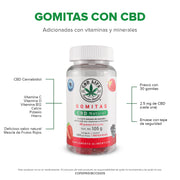 Gomitas con CBD - Sabor Frutos Rojos