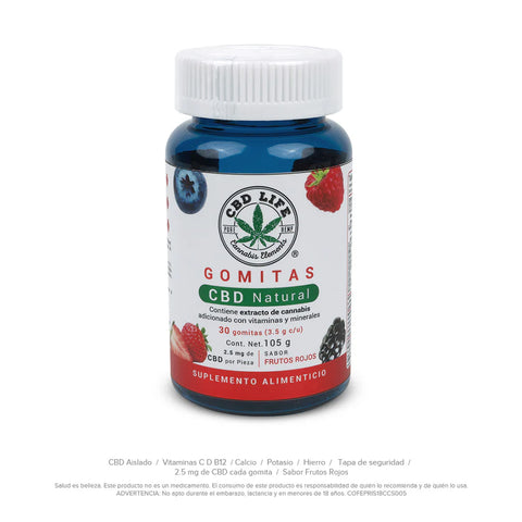 Pack Rutina CBD - Tinturas 250mg + Gomitas Frutos Rojos 105g
