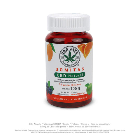 Pack Rutina CBD - Tinturas 250mg + Gomitas Mix de Frutas 105g