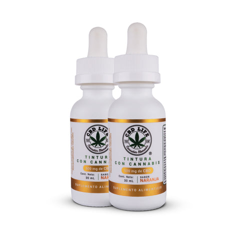 Tintura con cannabis 500mg - 2 Pack