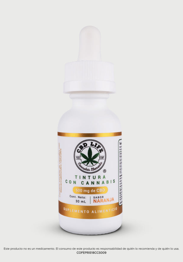 2 Pack Tintura con Cannabis Sabor Naranja (500 mg de CBD)