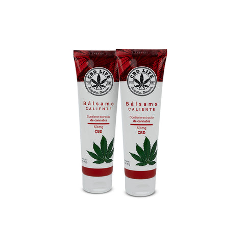 Bálsamo Caliente con CBD | Crema con Eucalipto y Aceite de Albaricoque