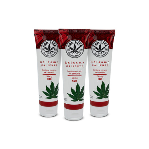 Bálsamo Caliente con CBD | Crema con Eucalipto y Aceite de Albaricoque