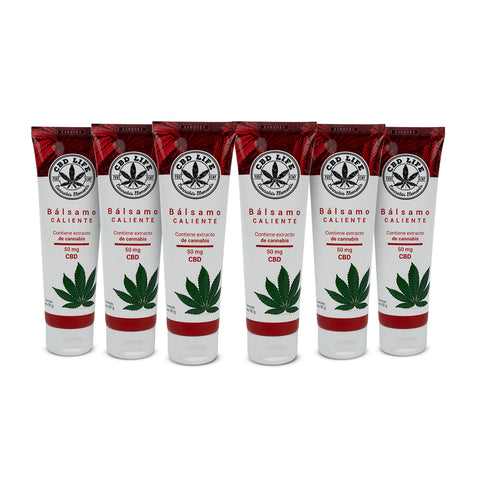 Bálsamo Caliente con CBD | Crema con Eucalipto y Aceite de Albaricoque