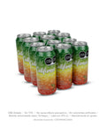 California Té Negro con CBD, Pack de 12 Bebidas Carbonatadas con Cannabidiol - imagen 2