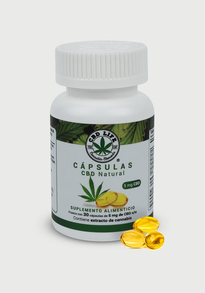 Cápsulas CBD LIFE Suplemento Natural - 30 cápsulas