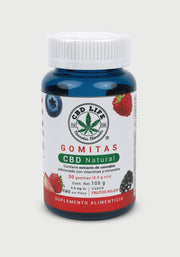 Gomitas con CBD - Sabor Frutos Rojos