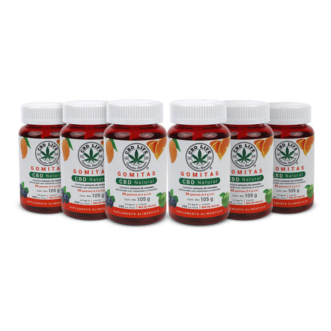 Gomitas con CBD Sabor Mix de Frutas | Con Vitaminas y Minerales