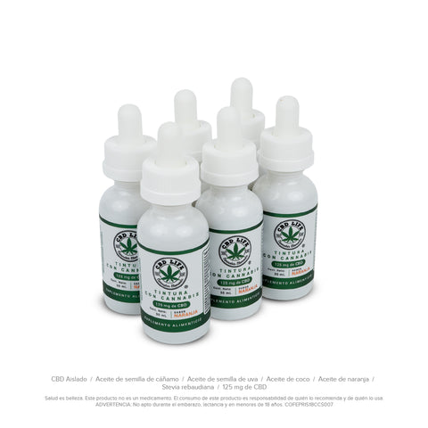 Tintura con cannabis 125mg - 6 Pack