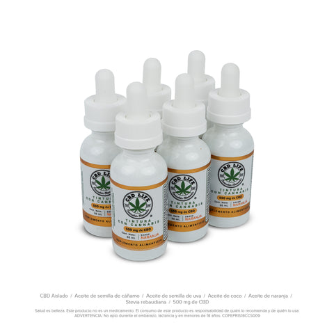 Tintura con cannabis 500mg - 6 Pack