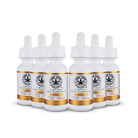 Tintura de CBD 500mg | Aceite de Cannabis con Sabor a Naranja Orgánica