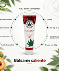 Bálsamo Caliente con CBD | Crema Corporal Térmica | Relajación Muscular - CBD Life