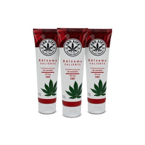 Bálsamo Caliente con CBD | Crema Corporal Térmica | Relajación Muscular - CBD Life