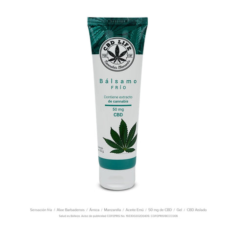 Bálsamo Frío con CBD, Gel con Aloe Vera, Árnica y Cannabidiol - imagen 2