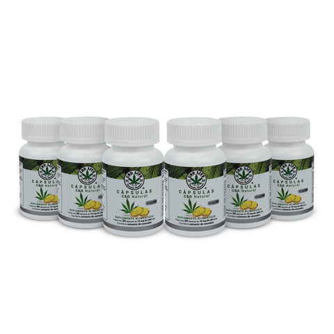 Cápsulas de CBD 15mg | 30 Cápsulas con Aceite MCT de Coco Orgánico - CBD Life
