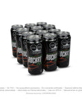 Rocket High con CBD, Pack de 12 Bebidas Energéticas Carbonatadas con Guaraná y Cannabidiol - imagen 2