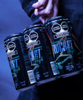Rocket High con CBD, Pack de 6 Bebidas Energéticas Carbonatadas con Guaraná y Cannabidiol - imagen 4